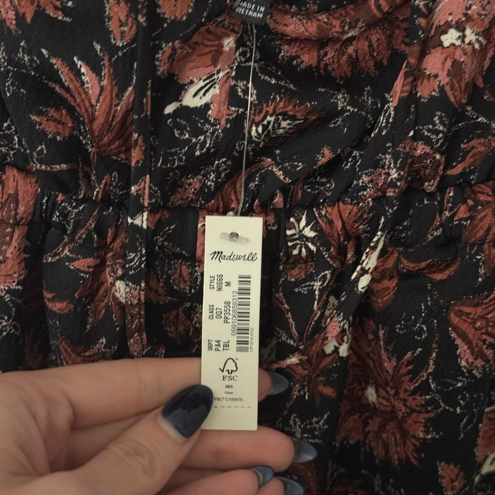 NWT MADEWELL JUMPSUIT
